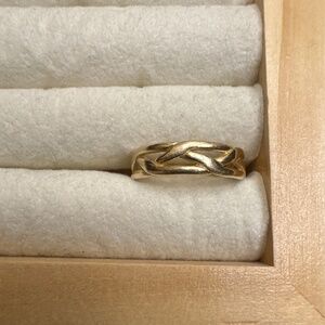James Avery Twisted Wire 14k gold wedding ring
